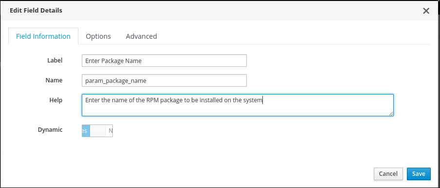 package_name field details