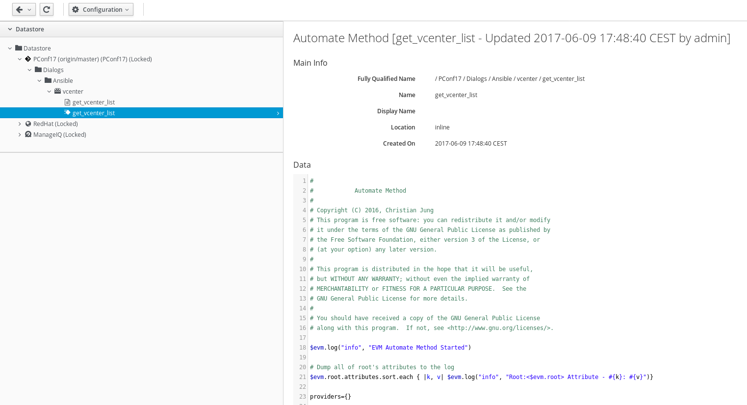 Automate with custom method