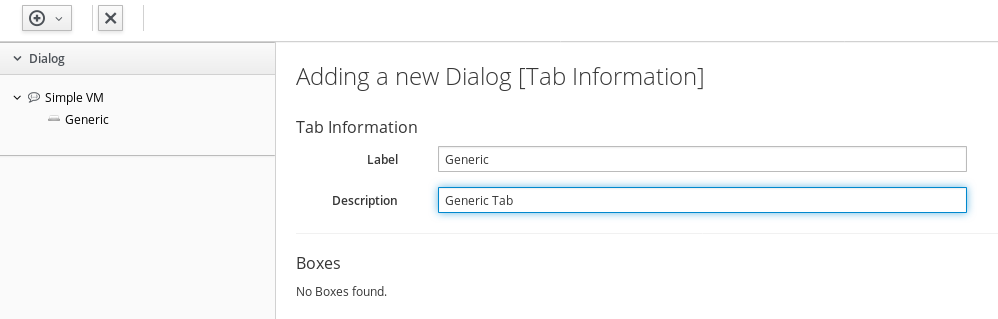 add a new tab to the dialog