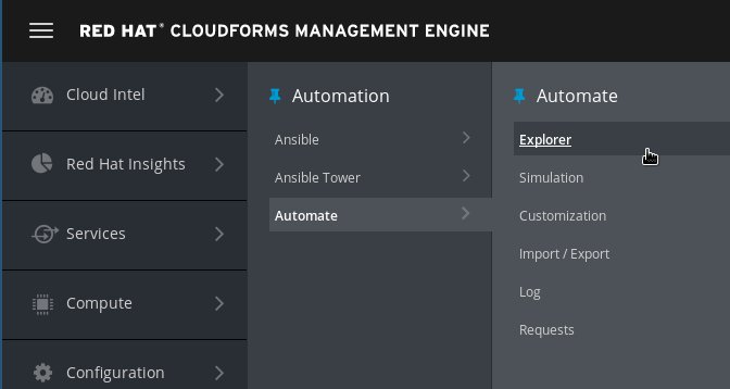 navigate to Automate Explorer