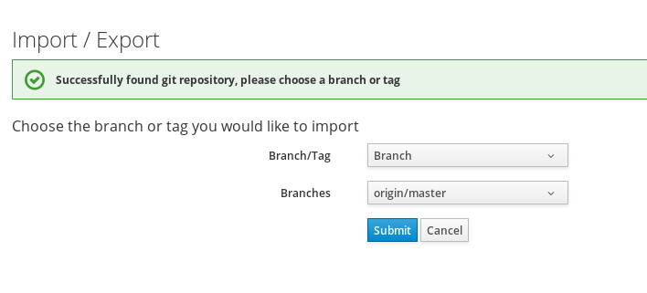 select Automate tag or branch