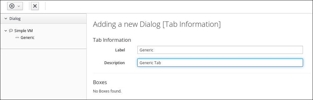 add a new tab to the dialog