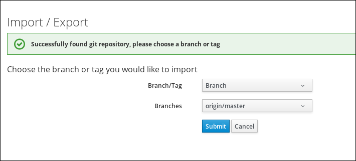 select Automate tag or branch